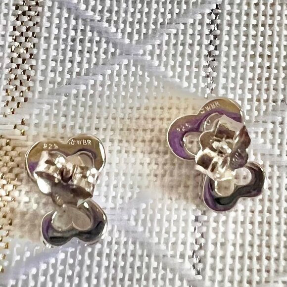 Kay Jewelers Jane Seymour Open Heart Earrings, 925 Sterling Silver Earrings - Picture 4 of 13